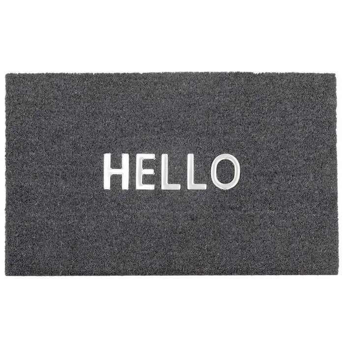 Asiatic coir dm01 grey Grey Outdoor  Doormat Rug.