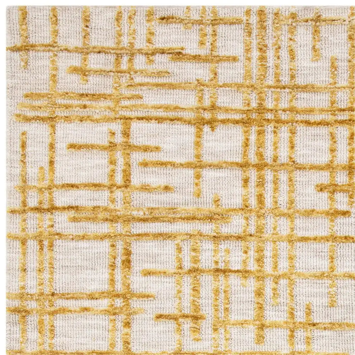 Asiatic mason draft Yellow Living Room Geometric Rug.
