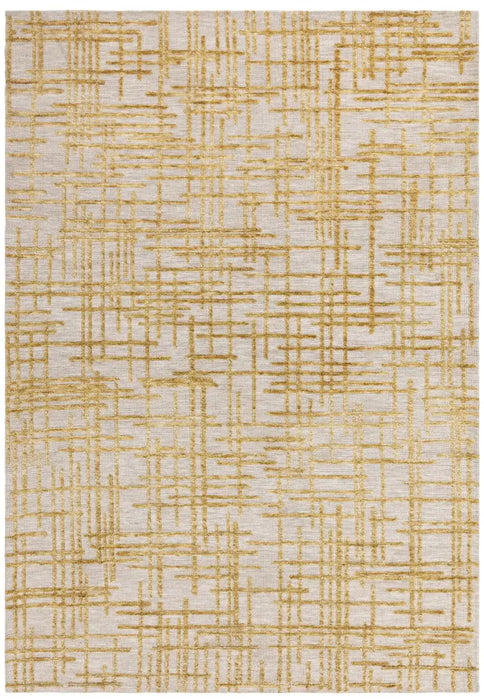 Asiatic mason draft Yellow Living Room Geometric Rug.