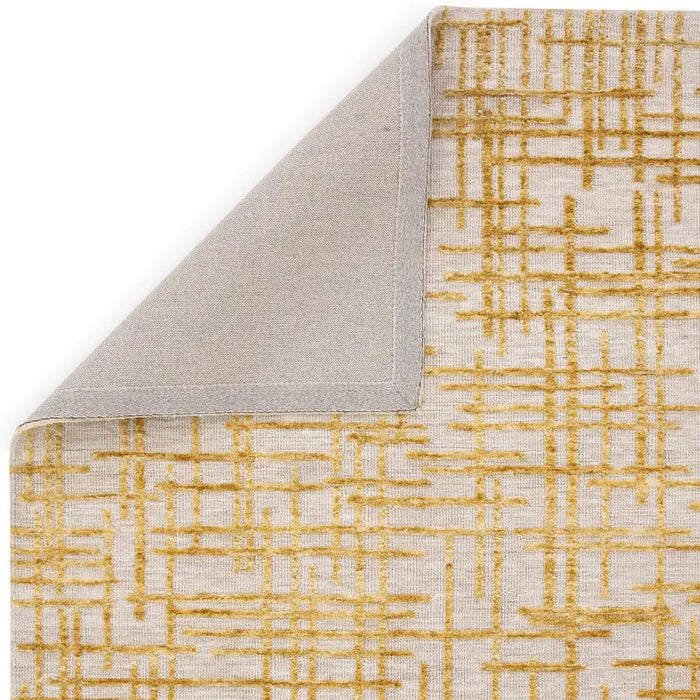 Asiatic mason draft Yellow Living Room Geometric Rug.