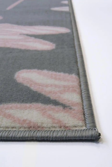 Homemaker maestro dragonfly silver Grey Living Room  Rug.