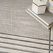Nourison desire nourison dsr01 grey silver Grey Living Room Geometric Rug.