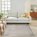 Nourison desire nourison dsr01 grey silver Grey Living Room Geometric Rug.