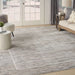 Nourison desire nourison dsr02 charcoal grey Grey Living Room Geometric Rug.
