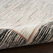 Nourison desire nourison dsr02 grey black Grey, Black Living Room Geometric Rug.