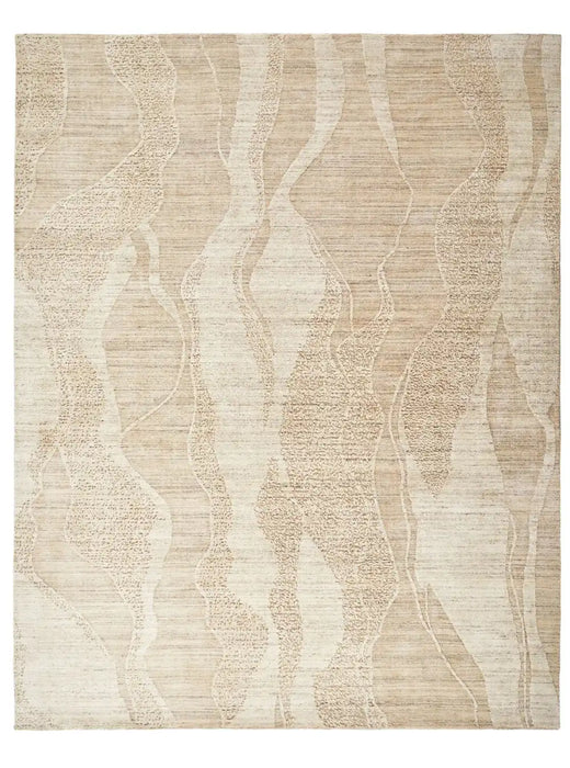 Nourison dune du 147 beige Beige Living Room  Rug.