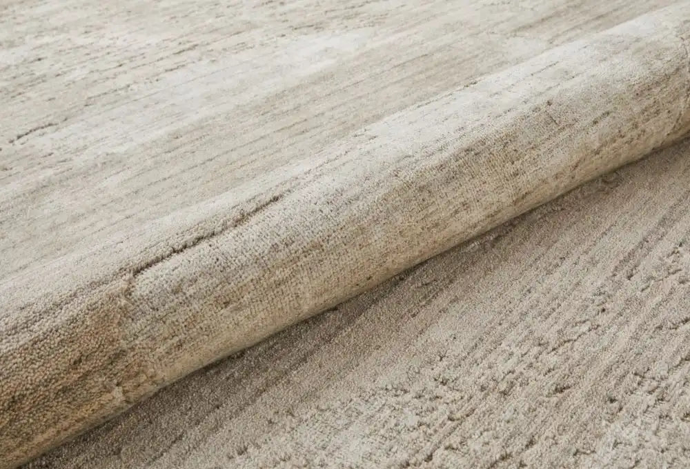 Nourison dune du 155 beige Beige Living Room  Rug.
