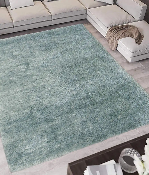 Homemaker lagom duck egg Blue Living Room Shaggy Rug.