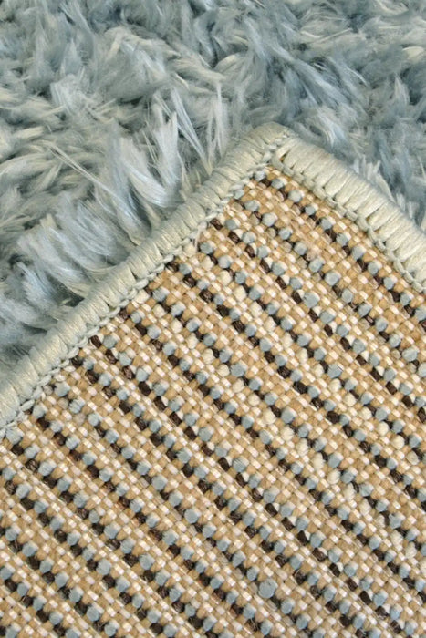 Homemaker lagom duck egg Blue Living Room Shaggy Rug.