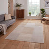 Think Rugs apollo e2681 bronze grey Grey, Beige, Orange Living Room  Rug.