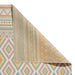 Think Rugs spectrum indoor outdoor e3145 multi Yellow, Multicoloured Living Room Geometric Rug.