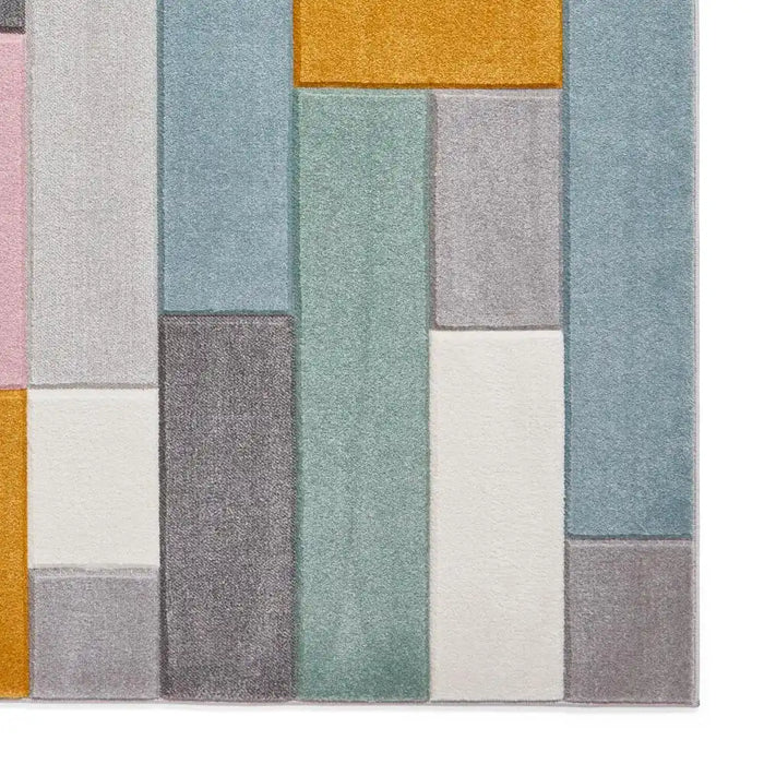 Think Rugs matrix think e7918 multi Multicoloured Living Room  Rug.