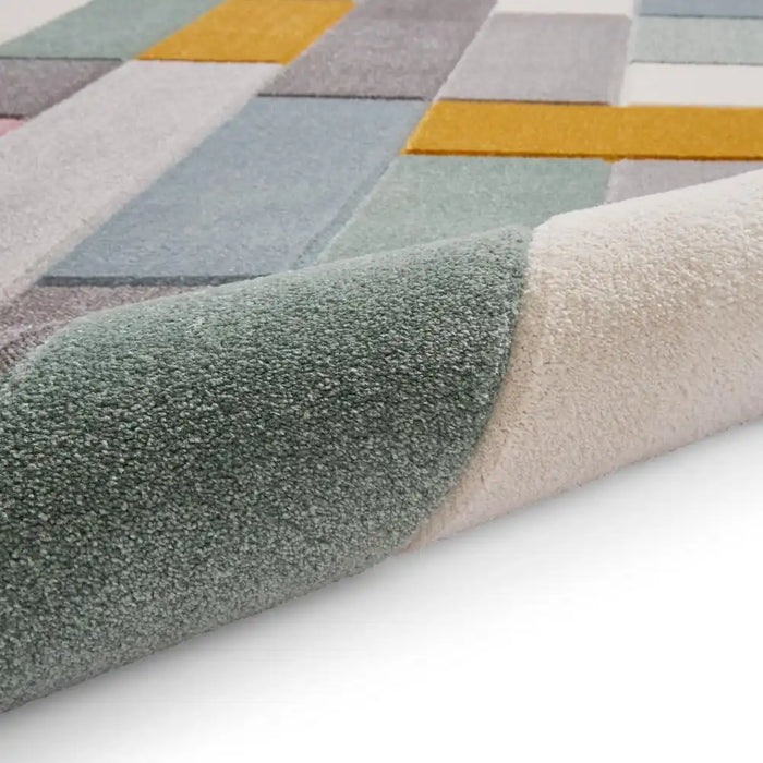 Think Rugs matrix think e7918 multi Multicoloured Living Room  Rug.