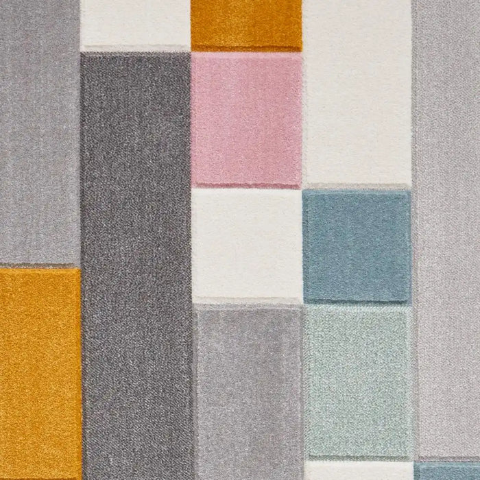 Think Rugs matrix think e7918 multi Multicoloured Living Room  Rug.
