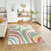 Think Rugs spectrum indoor outdoor e9333 multi Multicoloured Living Room Geometric Rug.