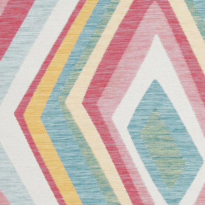 Think Rugs spectrum indoor outdoor e9335 multi Multicoloured Living Room Geometric Rug.