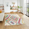 Think Rugs spectrum indoor outdoor e9335 multi Multicoloured Living Room Geometric Rug.