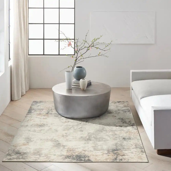 Calvin Klein ck005 enchanting ech07 ivory grey Grey, Ivory Living Room  Rug.