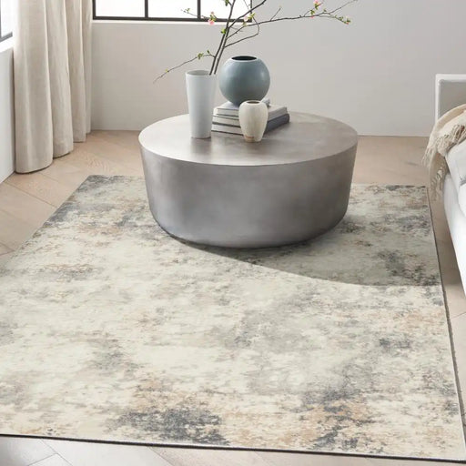 Calvin Klein ck005 enchanting ech07 ivory grey Grey, Ivory Living Room  Rug.