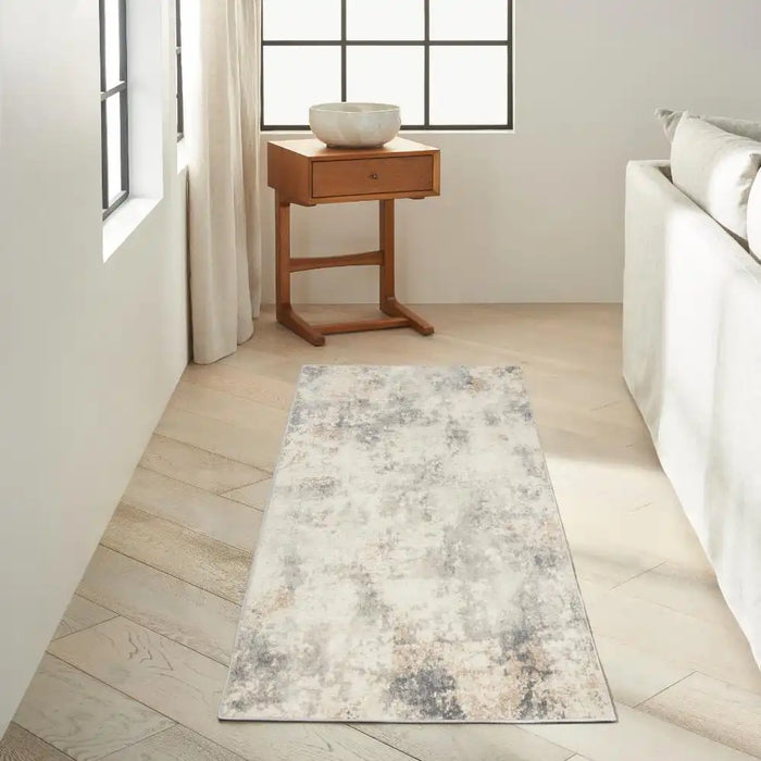 Calvin Klein ck005 enchanting ech07 ivory grey Grey, Ivory Living Room  Rug.