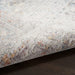 Nourison elegant elh 01 blue Blue, Multicoloured Living Room  Rug.