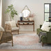 Nourison elegant elh 01 blue Blue, Multicoloured Living Room  Rug.