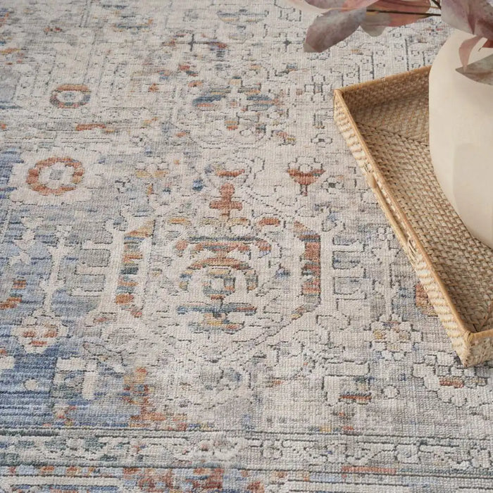 Nourison elegant elh 03 ivory Ivory Living Room  Rug.