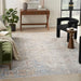 Nourison elegant elh 03 ivory Ivory Living Room  Rug.