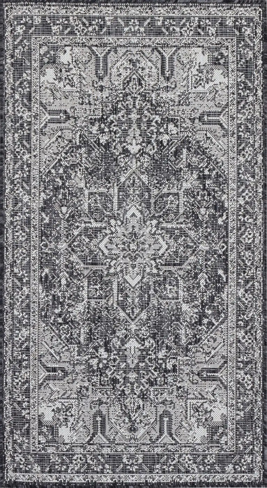 Surya rvl elly 2311 grey Grey Living Room Flat Weave Rug.