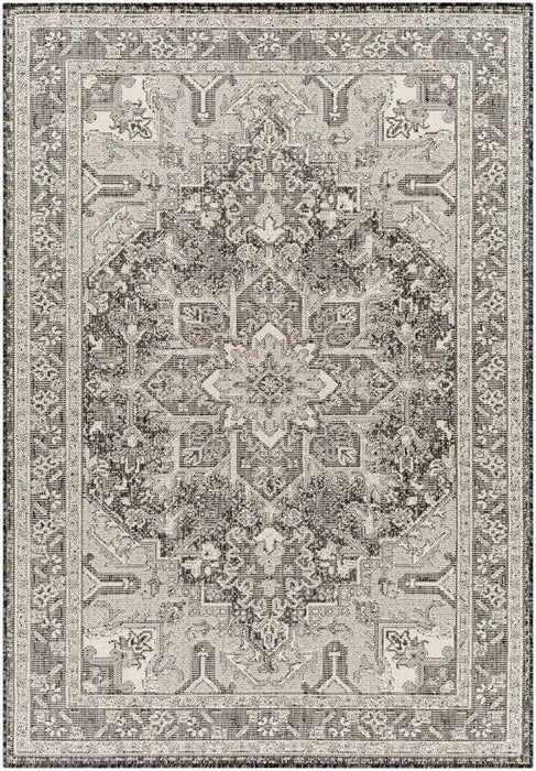 Surya rvl elly 2311 grey Grey Living Room Flat Weave Rug.
