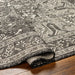 Surya rvl elly 2311 grey Grey Living Room Flat Weave Rug.