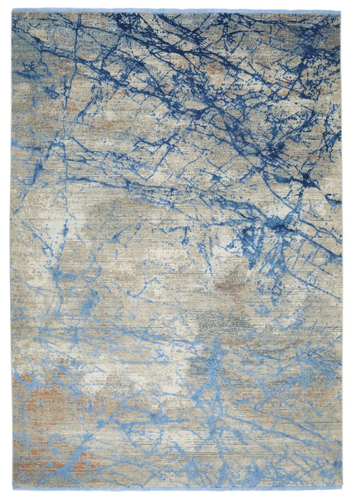Concept Looms emerald emr101 blue Blue Living Room  Rug.