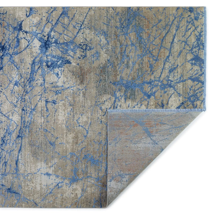 Concept Looms emerald emr101 blue Blue Living Room  Rug.