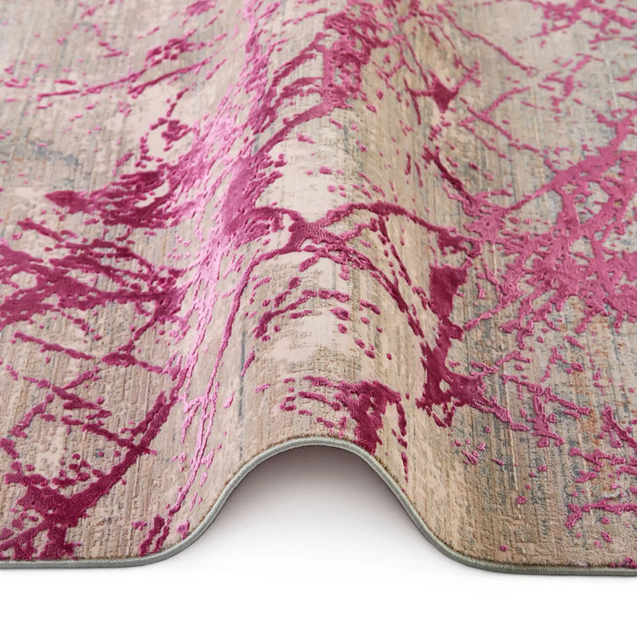 Concept Looms emerald emr101 pink Pink Living Room  Rug.