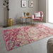 Concept Looms emerald emr101 pink Pink Living Room  Rug.