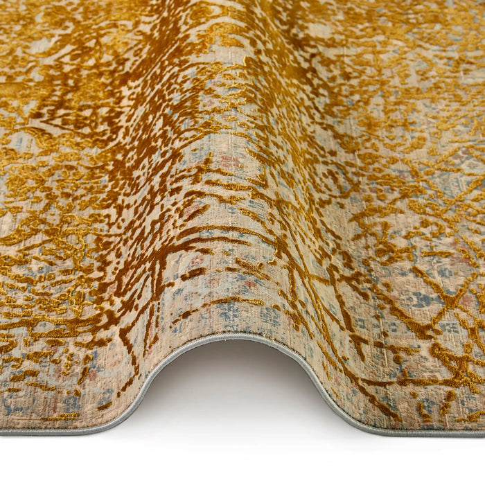 Concept Looms emerald emr102 yellow Yellow Living Room  Rug.