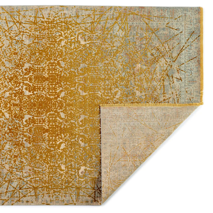 Concept Looms emerald emr102 yellow Yellow Living Room  Rug.