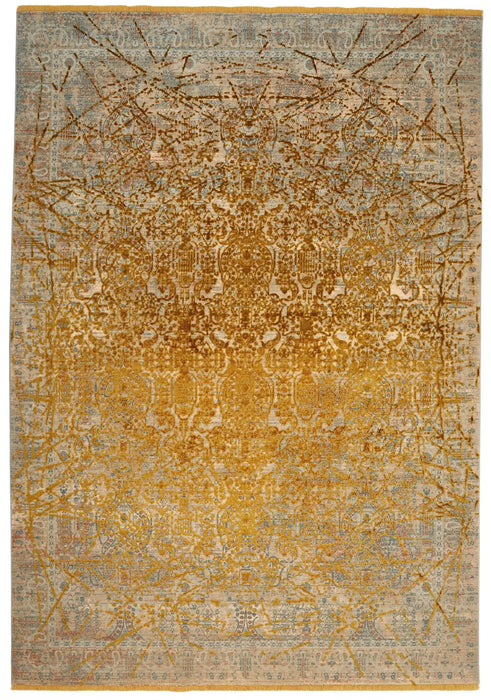 Concept Looms emerald emr102 yellow Yellow Living Room  Rug.