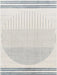 Surya lll enso 2315 blue Blue Living Room Geometric Rug.