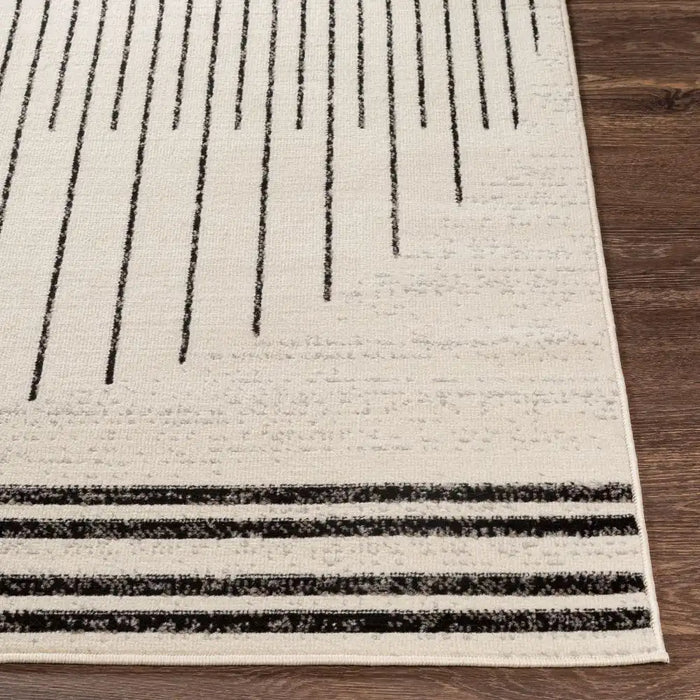 Surya pss enso 2315 grey Cream Living Room  Rug.