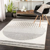 Surya pss enso 2315 grey Cream Living Room  Rug.