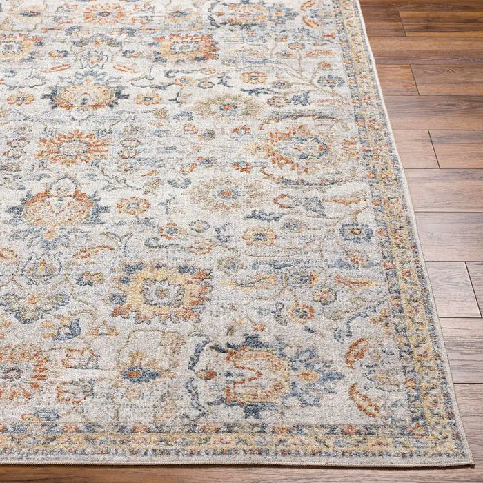 Surya lll esther 2327 grey Beige, Multicoloured Living Room Geometric Rug.