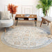 Surya lll esther 2327 grey Beige, Multicoloured Living Room Geometric Rug.