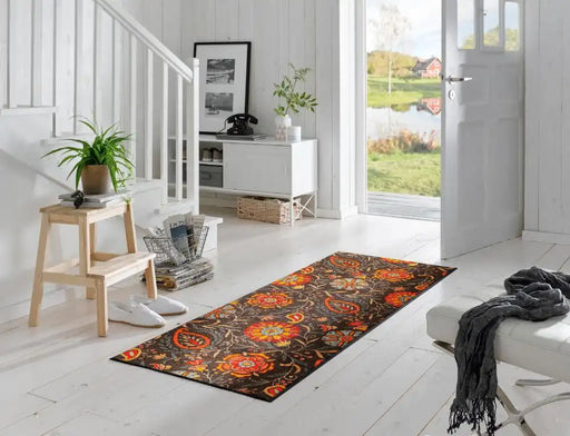 Wash + Dry design everlasting Multicoloured Living Room Washable Rug.