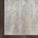 Nourison exhale exl01 light grey Grey Living Room  Rug.