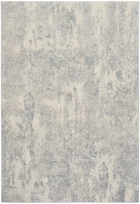 Nourison exhale exl01 light grey Grey Living Room  Rug.