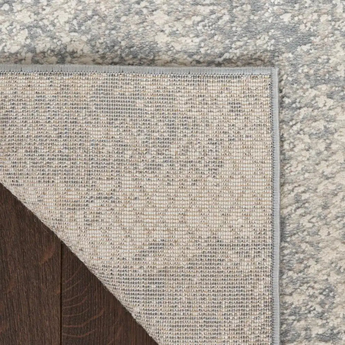 Nourison exhale exl01 light grey Grey Living Room  Rug.