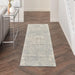 Nourison exhale exl01 light grey Grey Living Room  Rug.
