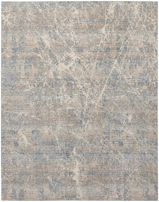 Nourison exhale exl02 beige blue Blue, Beige Living Room  Rug.