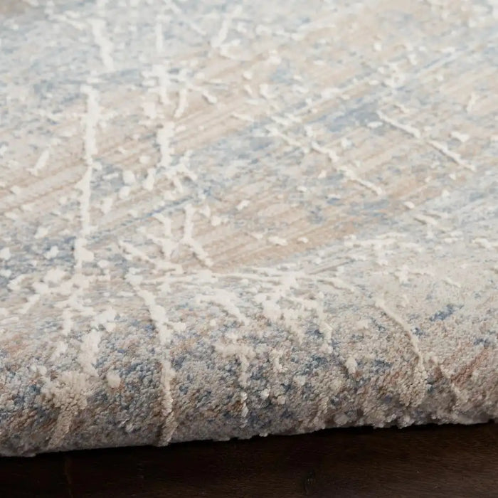 Nourison exhale exl02 beige blue Blue, Beige Living Room  Rug.